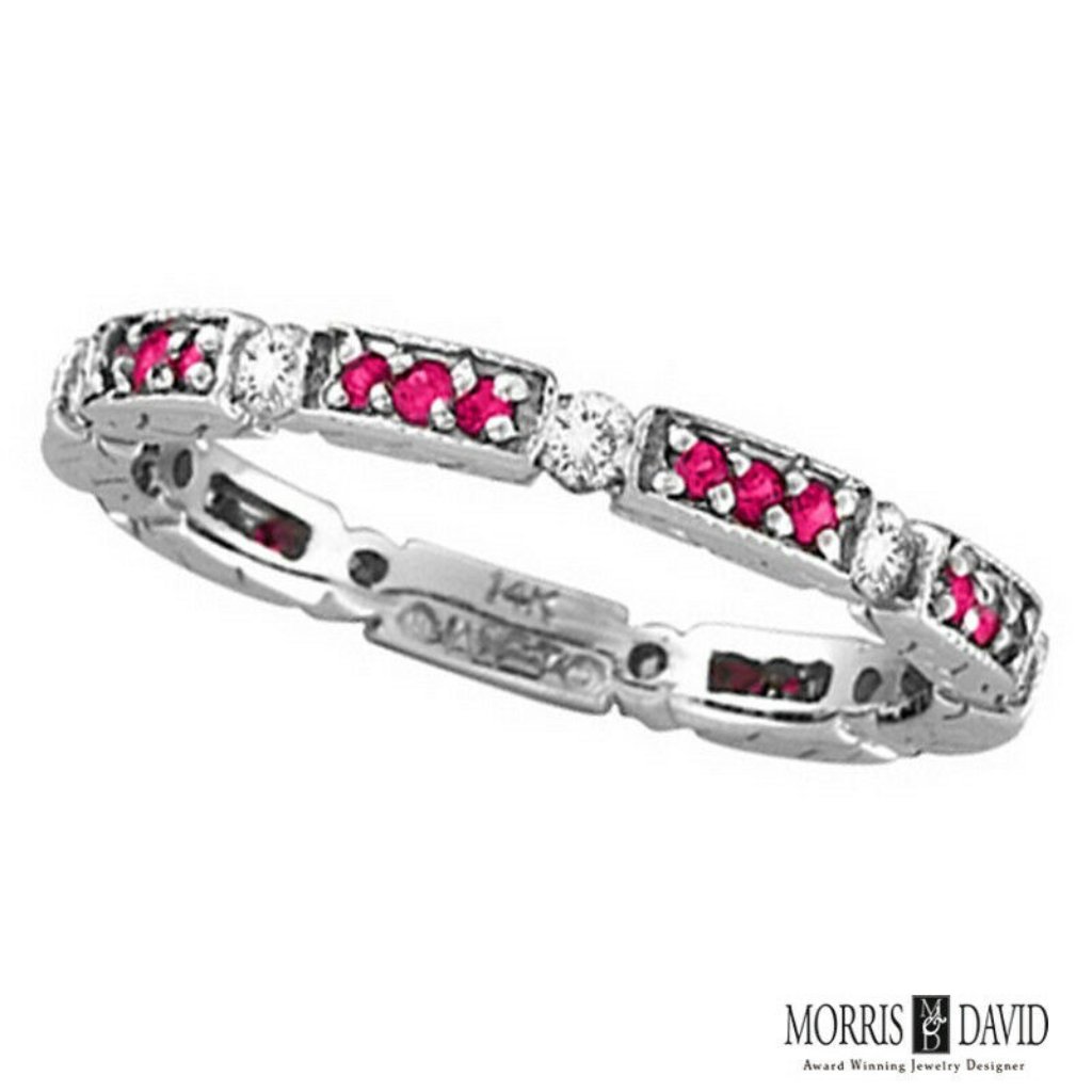 052 Carat Naturalpink Sapphire Diamond Eternity 605$
